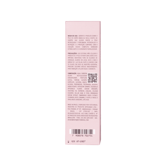 Bruma Revitalizante Corporal Feito Brasil Cocais